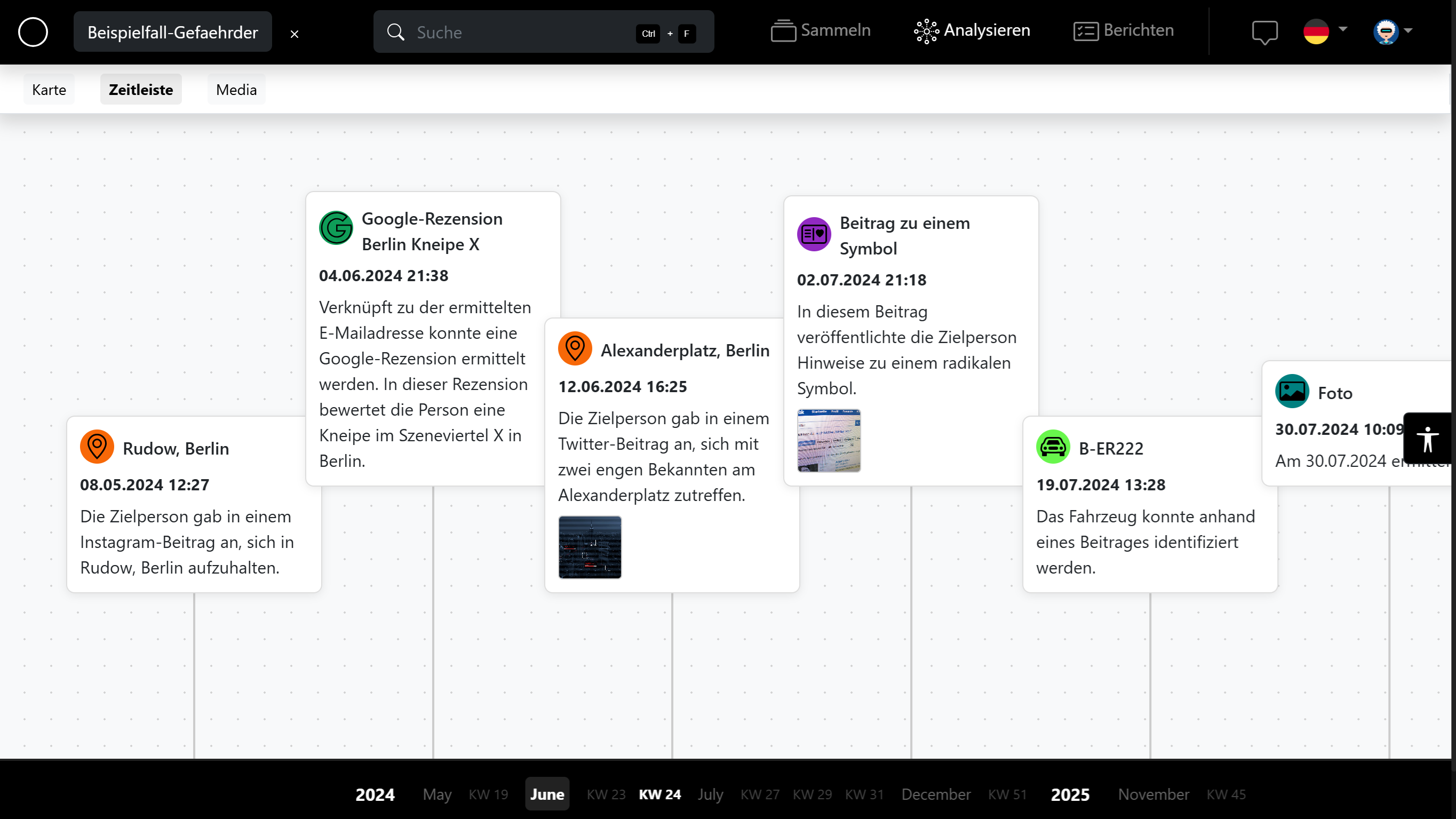 SOAR Timeline View
